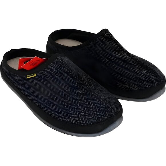 Deer Stags Mens Slip-On Indoor/Outdoor Sock Slippers Black 9W main image 6